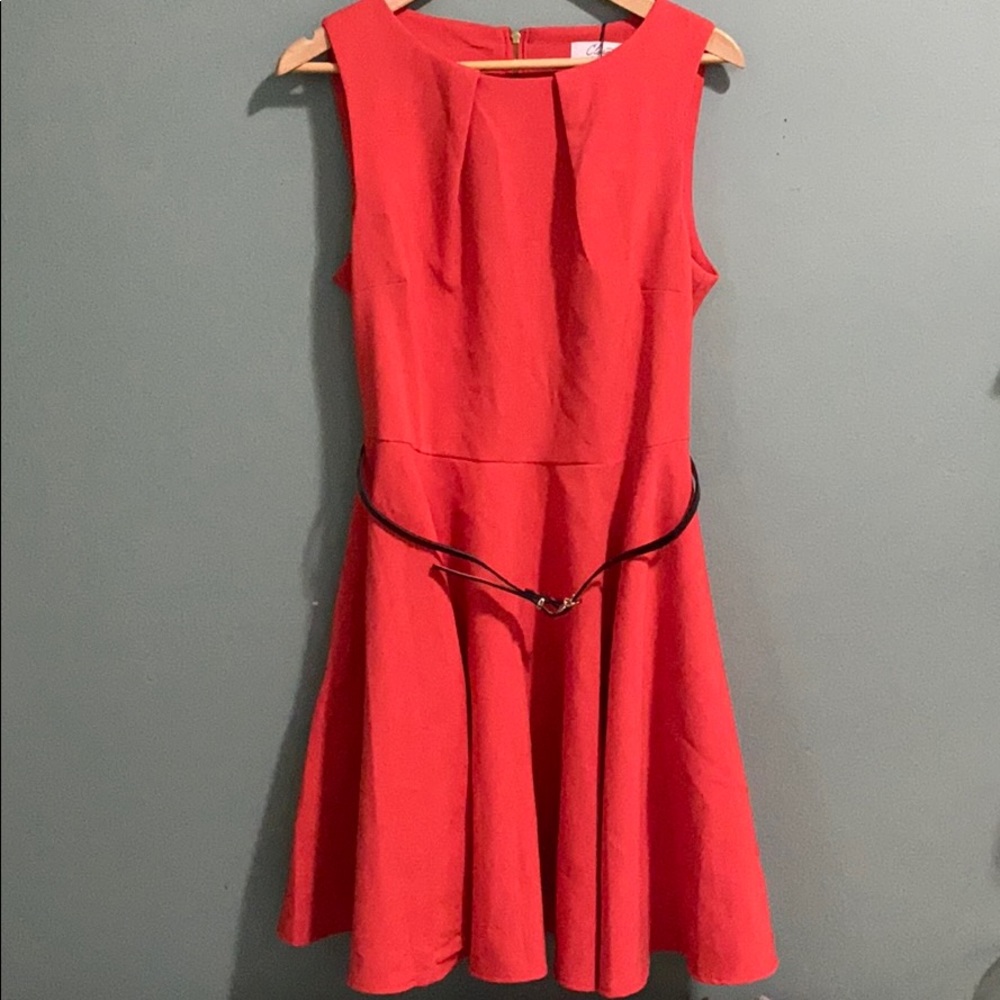 Luck Be A Lady Dress in Coral